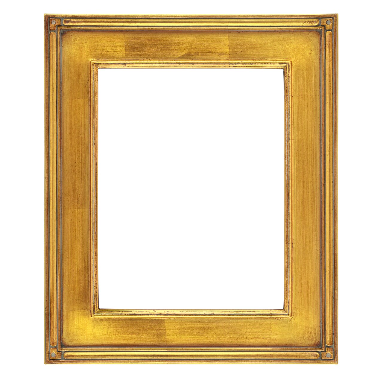 Creative Mark Plein Air Museum Collection De Stijl Open Back Art Frame - 18x24 Gold - Art Deco Style Wood Composition Hand-Leafed Museum-Quality Closed-Corner | Does Not Include Glass or Backing